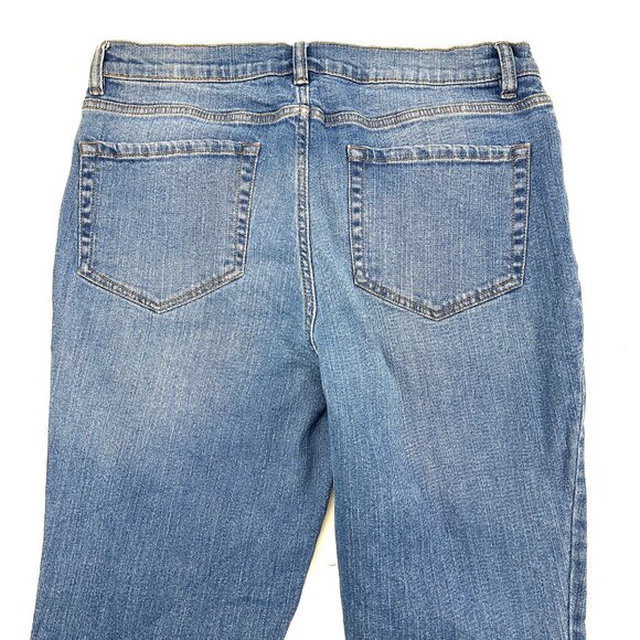 Studio By d&Co Bootcut Women's size 12 Dark Wash Blue Denim Jeans - Picture 5 of 5
